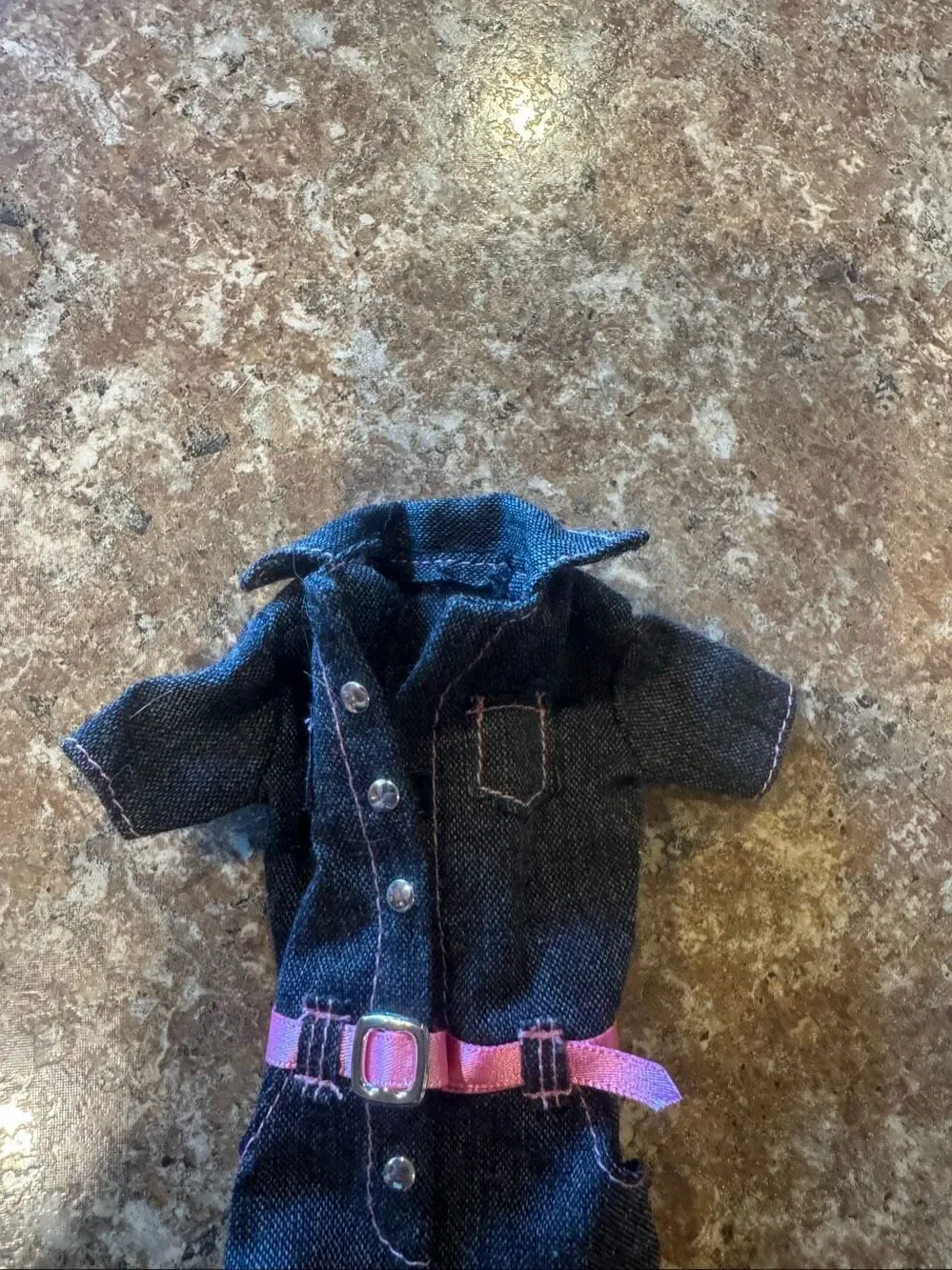 Vintage 1997 Barbie Fashion Avenue Authentic Jeans Denim Jumpsuit #19179